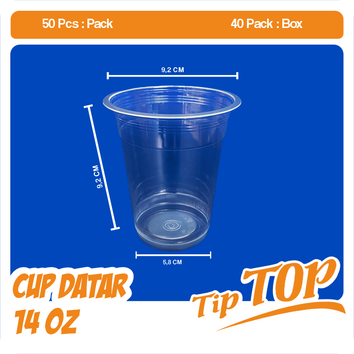 Foto asli TipTop 14oz Datar