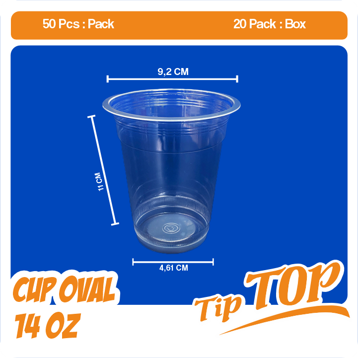 Foto asli TipTop 14oz Oval
