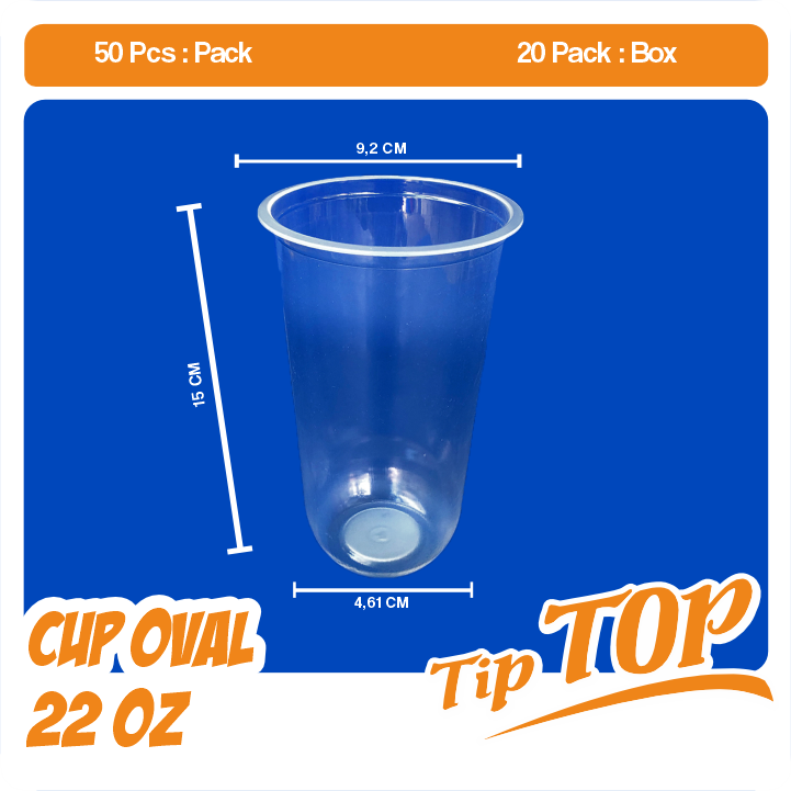 Foto asli TipTop 22oz Oval