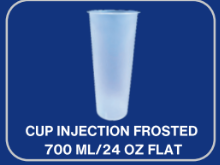 Foto asli Victory Injection 700 ml Datar Frosted